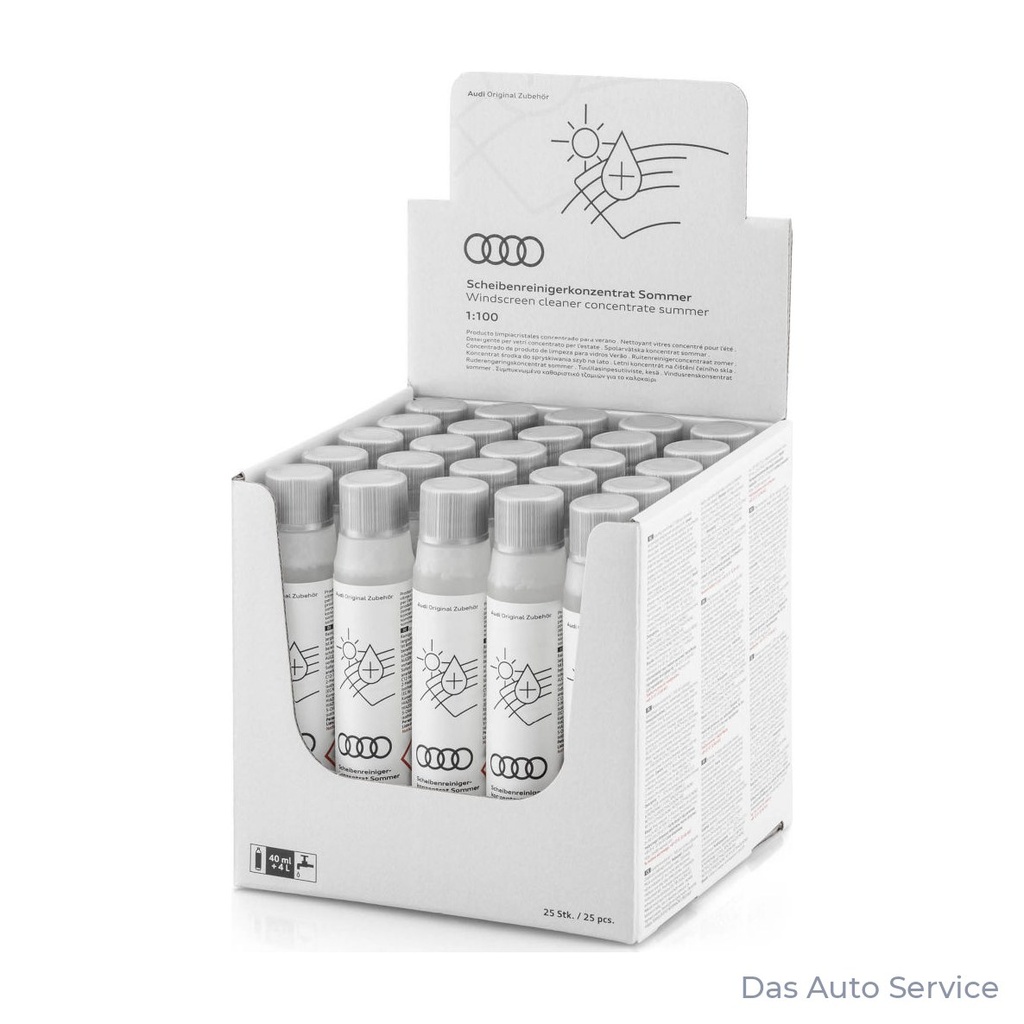 Летен концентрат за чистачки Audi, 40 мл 2