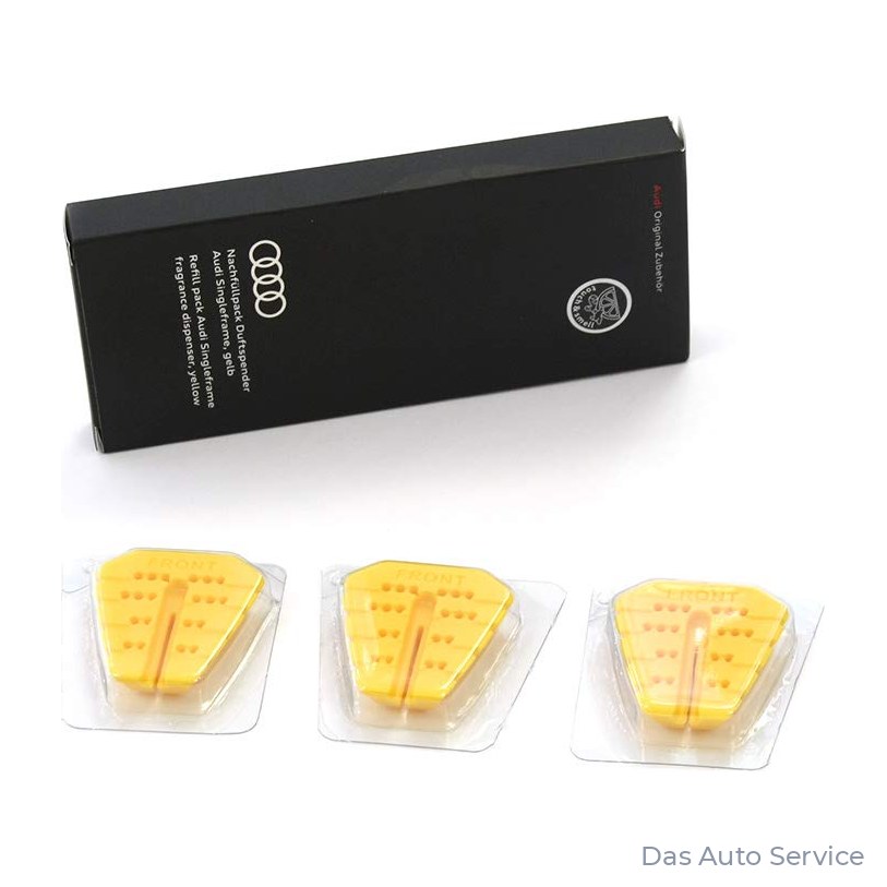 Audi Singleframe air freshener refills – yellow