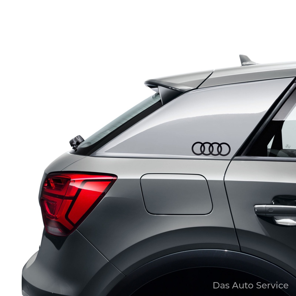 Декоративни стикери с халките на Audi – гланцово черни