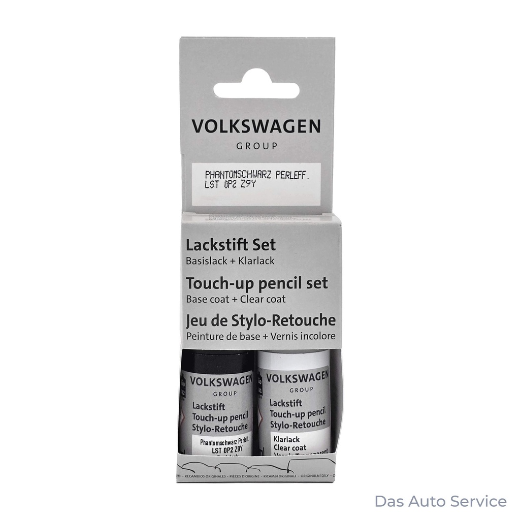 Audi / VW touch-up paint LZ9Y, Phantom Black Pearl Effect