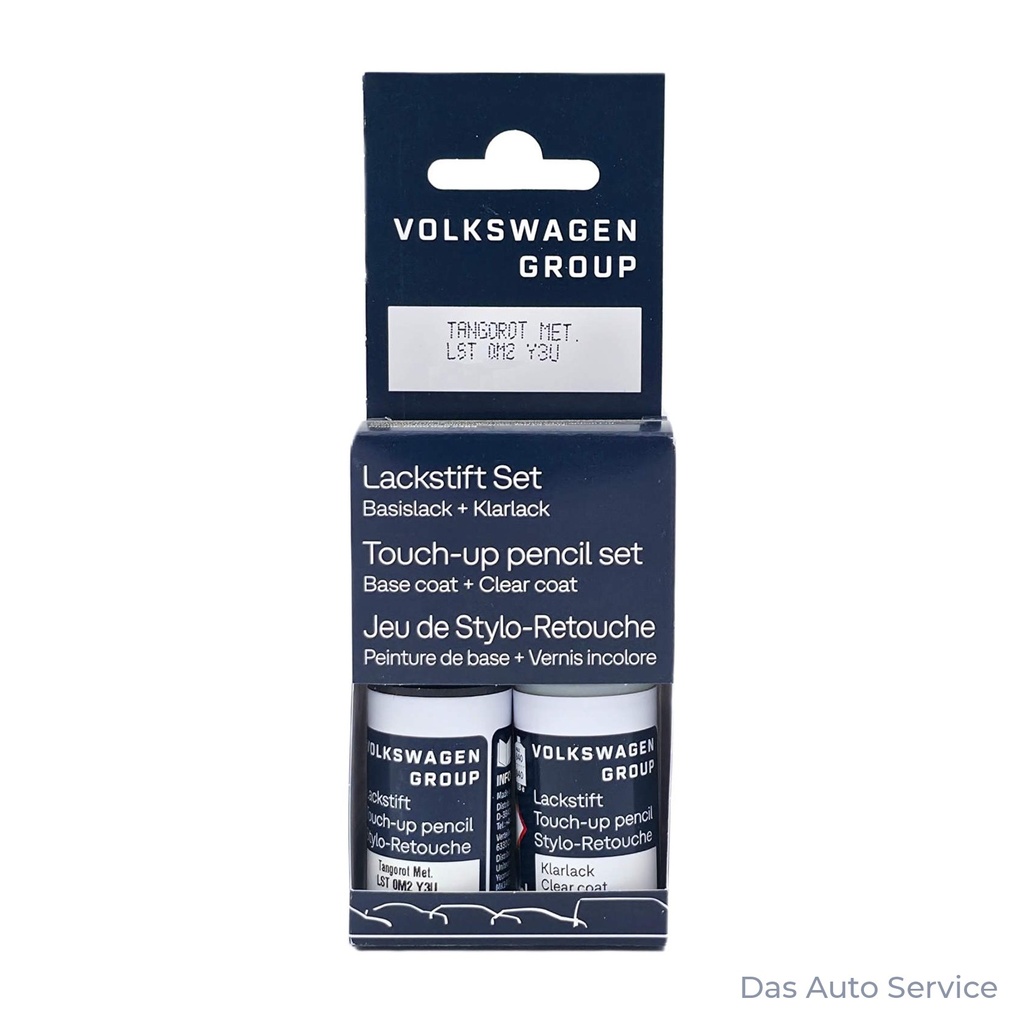 Audi / VW touch-up paint LY3U, Tango Red Metallic