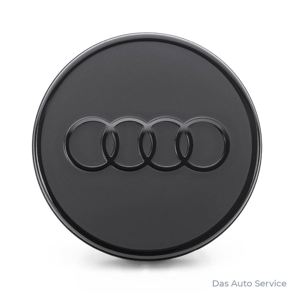 Black Audi wheel centre caps