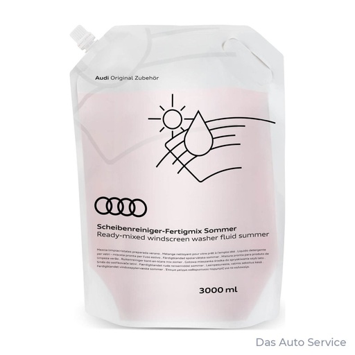 [4M8096323020] Оригинална лятна течност за чистачки Audi 3л