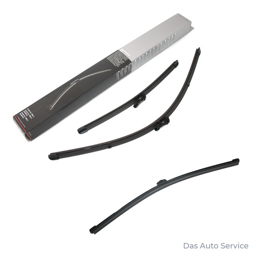 [8X1998002A + 8X3955425] Wiper blades Audi A1 / S1 hatchback (8X), front and rear set