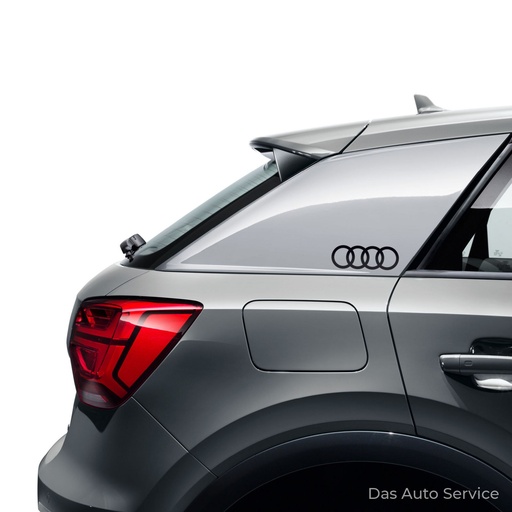 [8W0064317E] Декоративни стикери с халките на Audi – гланцово черни