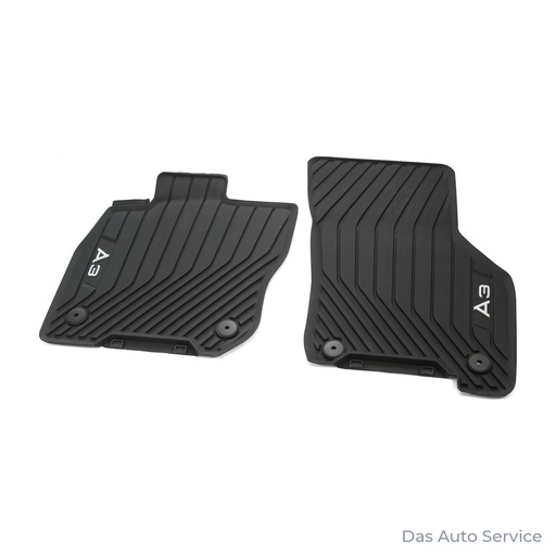 [8Y1061501B041] Audi A3 8Y mild hybrid rubber floor mats, front